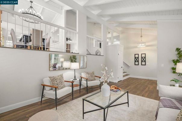 Interior, Living room, Pendant Lights, Wood Texture Flooring