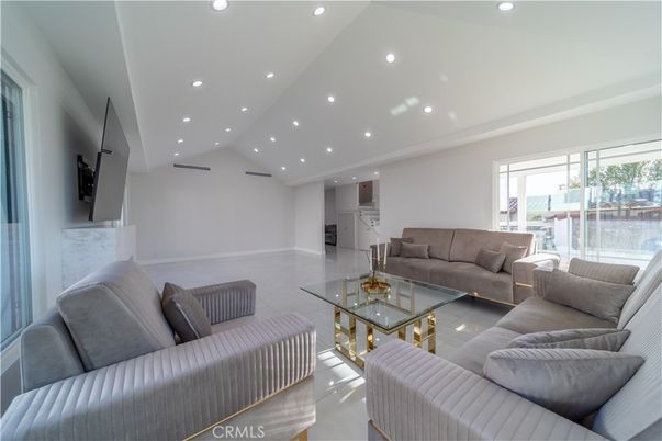 Interior, Living room, Recessed Lighting