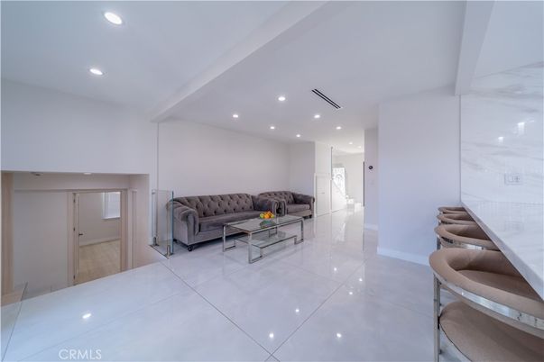 Interior, Living room, Recessed Lighting