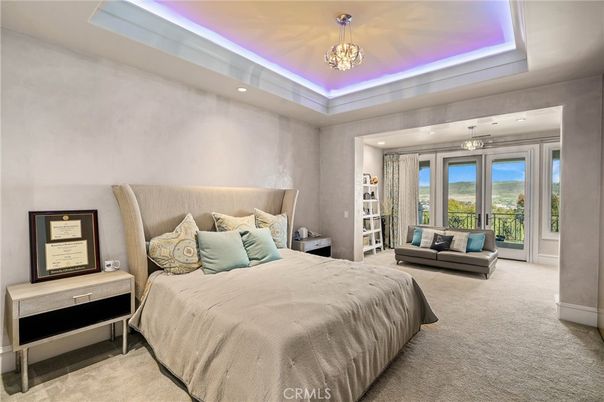 Bedroom, Interior, Pendant Lights, Recessed Lighting