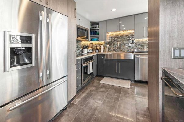Interior, Kitchen, Recessed Lighting, Stainless Steel Appliances