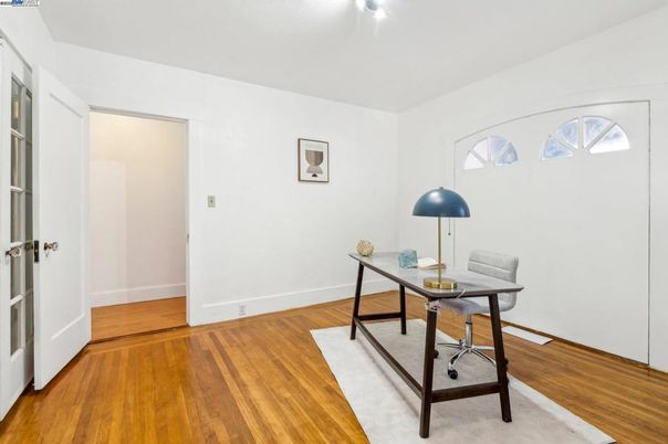 Home Office, Interior, Wood Texture Flooring