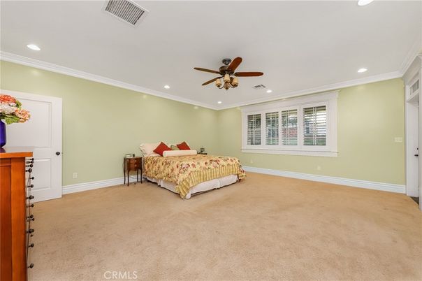 Bedroom, Interior, Recessed Lighting