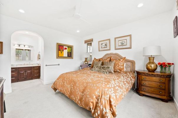 Bedroom, Interior, Recessed Lighting