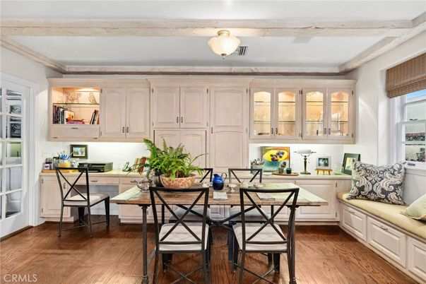 Dining room, Interior, Kitchen, Wooden Beams, Wood Texture Flooring