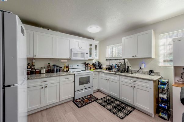 Interior, Kitchen, Wood Texture Flooring