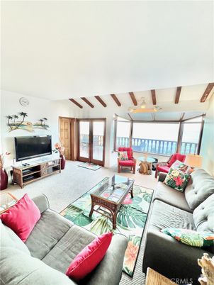 Interior, Living room, Water, Wooden Beams