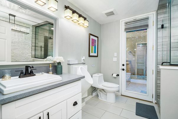 Bathroom, Glass Shower, Interior