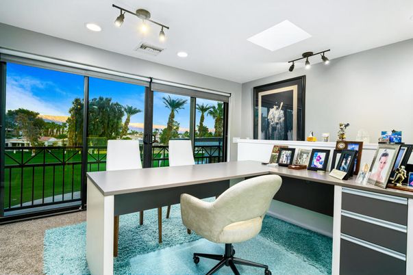 Home Office, Interior, Recessed Lighting