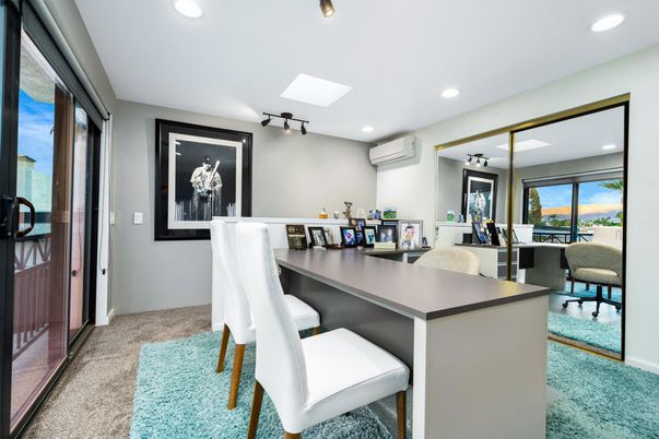 Home Office, Interior, Recessed Lighting