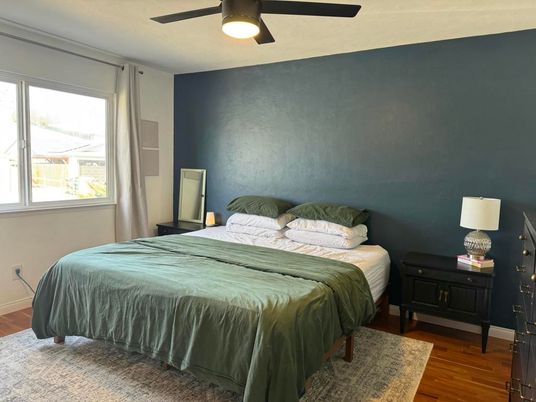 Bedroom, Interior, Wood Texture Flooring
