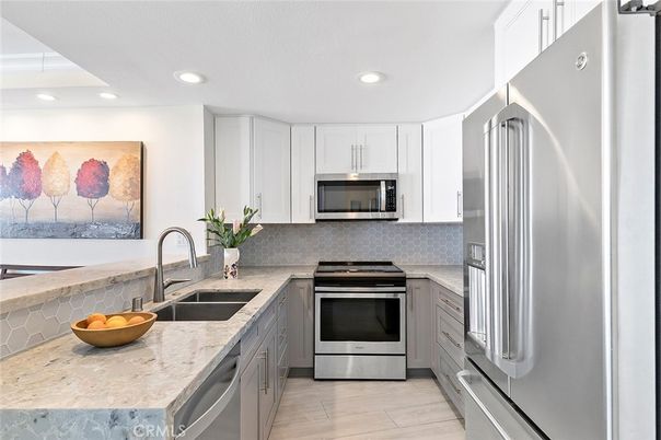 Interior, Kitchen, Recessed Lighting, Stainless Steel Appliances