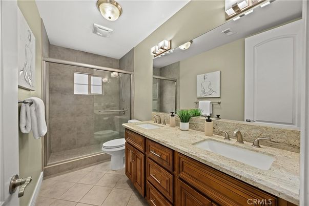 Bathroom, Dual Sink Vanities, Glass Shower, Interior