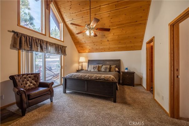 Bedroom, Interior, Wooden Ceilings