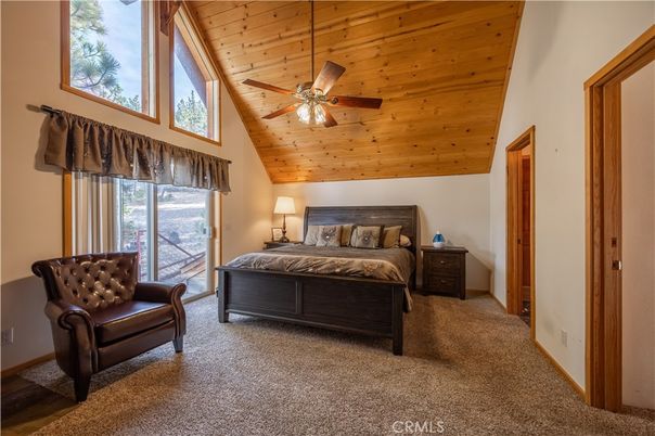 Bedroom, Interior, Wooden Ceilings