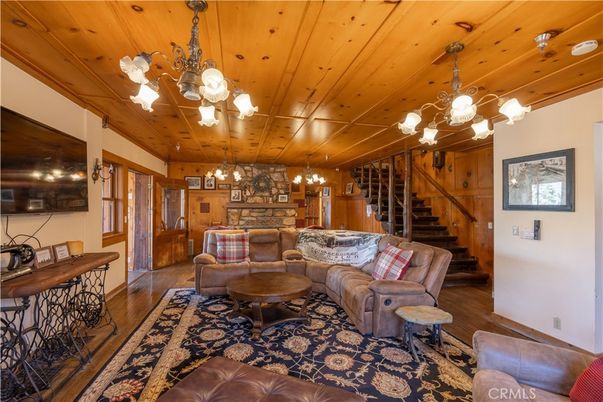 Chandelier, Dining room, Interior, Living room, Wooden Ceilings, Wood Texture Flooring