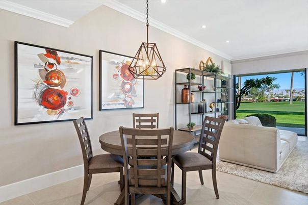 Dining room, Interior, Pendant Lights, Recessed Lighting