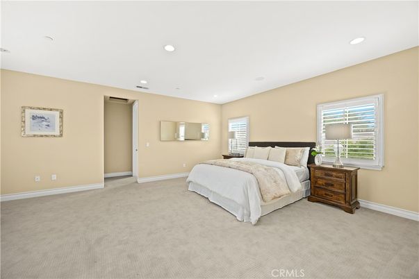 Bedroom, Interior, Recessed Lighting