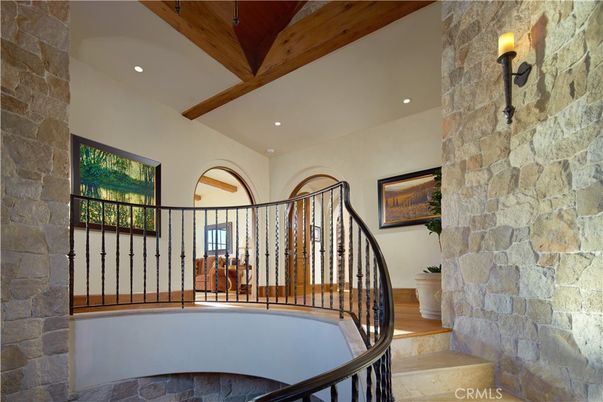 Interior, Recessed Lighting, Stone Walls, Wooden Beams, Wooden Ceilings