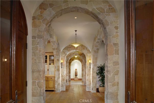 Interior, Pendant Lights, Stone Walls, Wood Texture Flooring