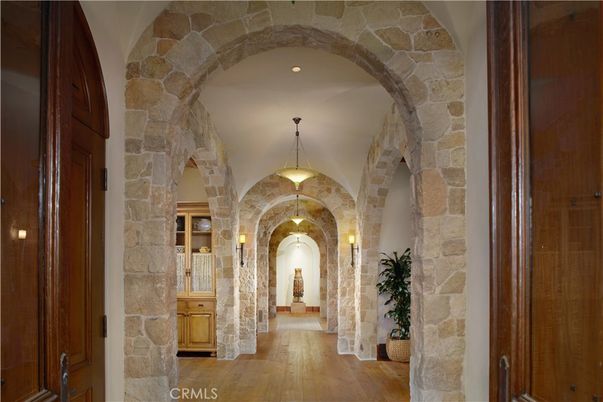 Interior, Pendant Lights, Stone Walls, Wood Texture Flooring