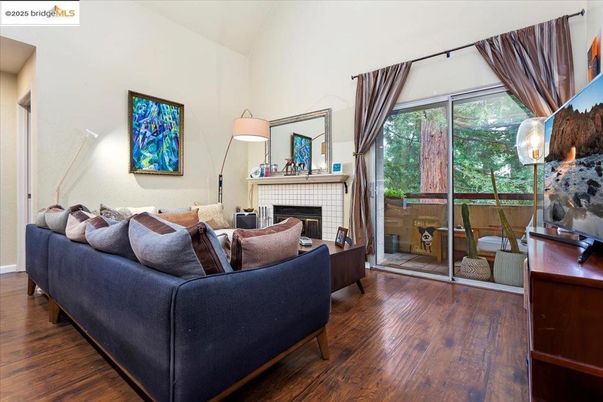 Fireplace, Interior, Living room, Wood Texture Flooring