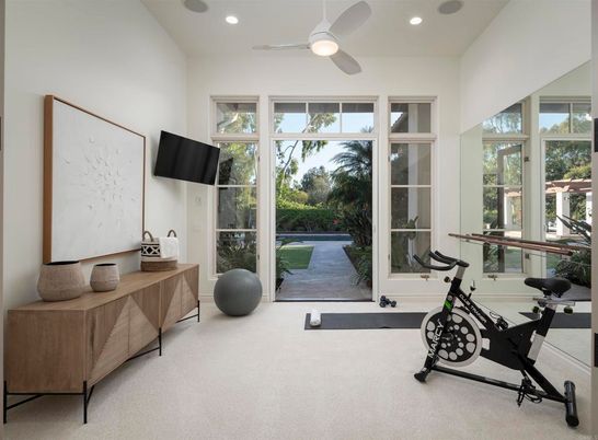 Fitness Equipment, Interior, Recessed Lighting