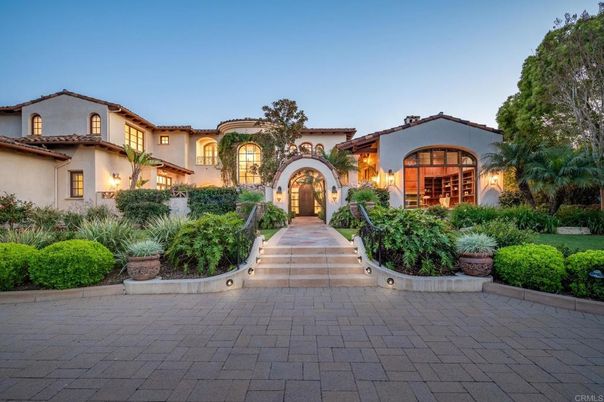Backyard, Exterior, Facade, Spanish Mediterranean
