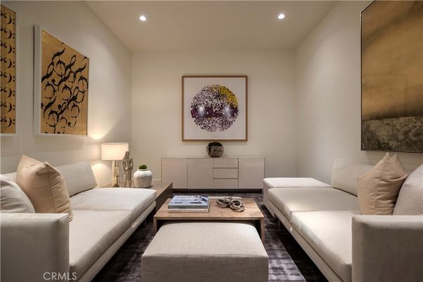 Interior, Living room, Recessed Lighting