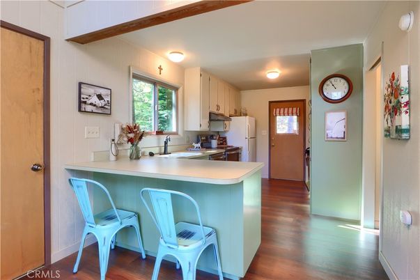 Interior, Kitchen, Wooden Beams, Wood Texture Flooring