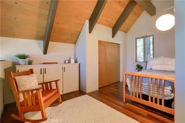 Bedroom, Interior, Wooden Beams, Wooden Ceilings, Wood Texture Flooring