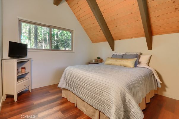 Bedroom, Interior, Wooden Beams, Wooden Ceilings, Wood Texture Flooring