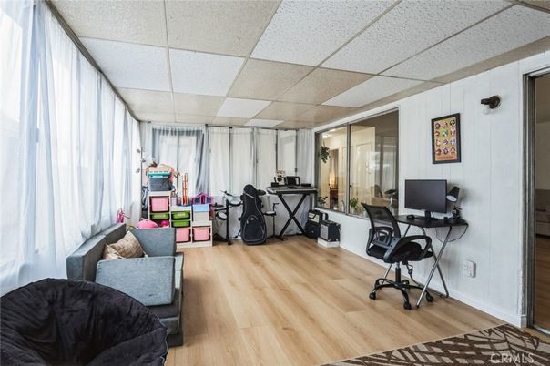Home Office, Interior, Wood Texture Flooring