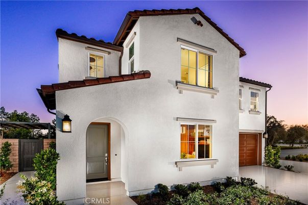 Attached, Exterior, Facade, Spanish Mediterranean