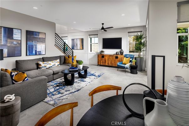 Interior, Living room, Recessed Lighting
