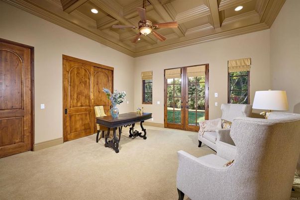Home Office, Interior, Recessed Lighting