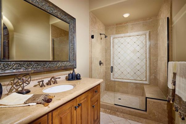 Bathroom, Interior, Recessed Lighting