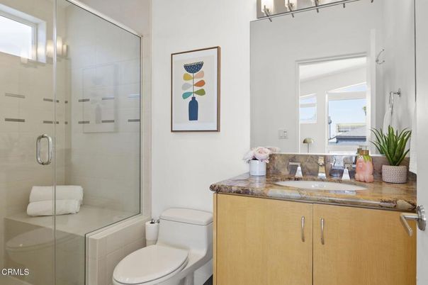 Bathroom, Glass Shower, Interior