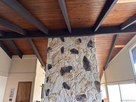 Interior, Stone Walls, Wooden Beams, Wooden Ceilings