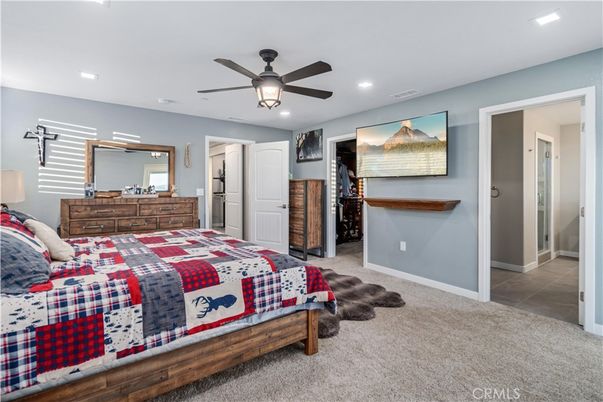 Bedroom, Interior, Recessed Lighting