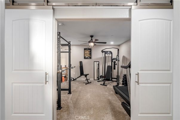 Fitness Equipment, Interior, Recessed Lighting