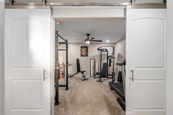 Fitness Equipment, Interior, Recessed Lighting