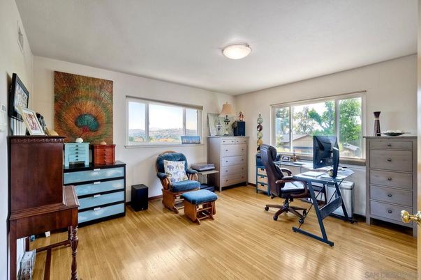Home Office, Interior, Wood Texture Flooring