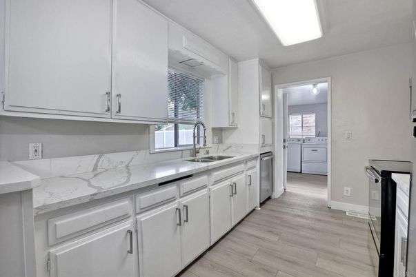Interior, Kitchen, Wood Texture Flooring