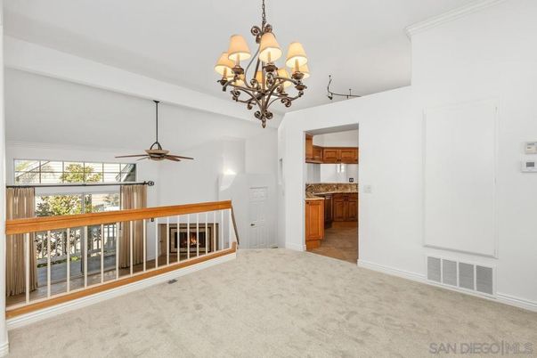 Chandelier, Empty room, Interior
