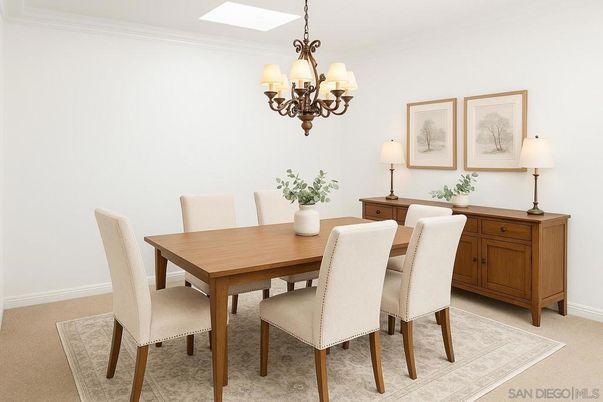 Chandelier, Dining room, Interior