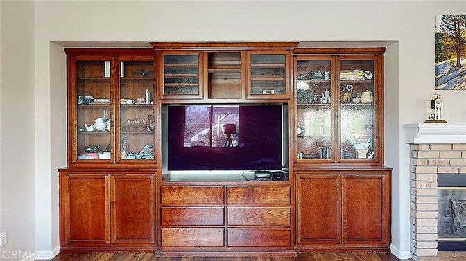 Fireplace, Interior, Wood Texture Flooring
