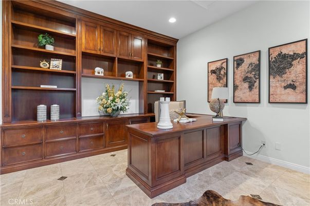 Home Office, Interior, Recessed Lighting