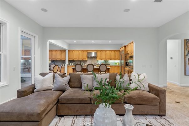 Interior, Kitchen, Living room, Recessed Lighting
