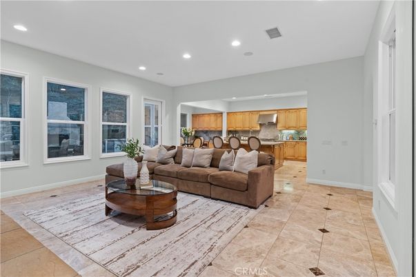 Interior, Kitchen, Living room, Recessed Lighting